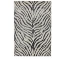 Tapis De Salon Moderne Avon Zebra En Polypropylène - Noir - 160x230 Cm