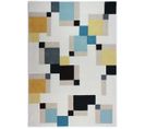 Tapis Laine Abstract Blocks En Laine - Multicolore - 160x230 Cm