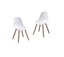 Lot De 2 Chaises De Jardin Pp 50 X 55 X 85,5 Cm