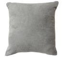 Coussin Déhoussable Zippé - 40x40 Cm - Gris Clair