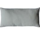 Coussin Non Déhoussable En Coton Uni - 30x50 Cm - Gris Clair