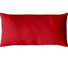 Coussin Non Déhoussable En Coton Uni - 30x50 Cm - Rouge