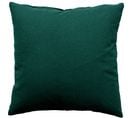 Coussin Déhoussable Uni En Coton - 60x60 Cm - Vert Foncé