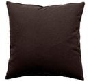 Grand Coussin Déhoussable Panama - 60 X 60 Cm - Marron Chocolat Fondant