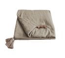 Edredon Panama Avec Pompons Jute Naturel 90 X 190 Cm - Enjoy Home