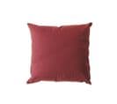 Coussin Déhoussable Uni Au Style Chic - 40x40 Cm - Rouge Foncé