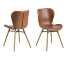 Chaises Simili Et Bois (lot De 2) - Matilda