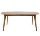 Table À Manger Ovale En Bois Avec 2 Allonges L180/270 - Martine