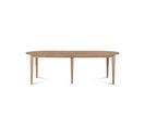 Table Ronde 6 Pieds Fuseau 115 Cm + 3 Rallonges Bois - Victoria