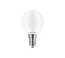 Ampoule LED E14 4 W Ronde Satiné Blanc Medium 3000k