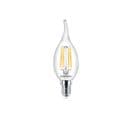 Ampoule Filament LED E14 Coup De Vent 4w Blanc Chaud