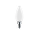 Ampoule Satinée LED E14 4 W Olive Blanc Médium 470 Lm