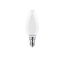 Ampoule Satinée LED E14 4 W Olive Blanc Froid 470 Lm