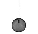 Suspension Ronde Grillage Noir Mat S Reilley