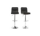 Tabourets De Bar Design Noirs (lot De 2) Clark