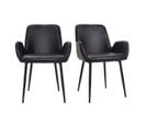 Chaises Vintage Noires (lot De 2) Tika