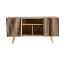 Buffet En Bois Manguier Massif 2 Portes Coulissantes L140 Cm Alba