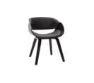 Chaise Design Noire Bent