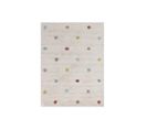 Tapis Enfant En Coton Beige Motif Pois Multicolore 100 X 150 Cm Dada