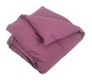 Housse De Couette Uni 260x240 Cm Coton Alto Raisin