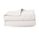 Couverture Pure Laine Vierge Woolmark 500g/m² Volta 180x240 Cm Blanc Naturel