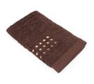 Serviette Invité 33x50 Cm Pure Squares Marron 550g/m2