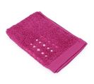 Serviette Invité 33x50 Cm Coton 550g/m2 Pure Points Violet Prune