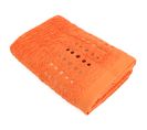 Drap De Douche 70x140 Cm Coton 550g/m2 Pure Points Orange Butane