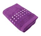 Drap De Bain 100x150 Cm Pure Squares Violet 550g/m2