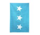 Tapis De Bain 60x90 Cm Coton 700g/m2 Stars Bleu Turquoise