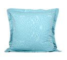 Taie D'oreiller 65x65 Cm Satin De Coton Pantheon Bleu Clair