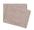 Lot De 2 Sets De Table 35x45 Cm Jacquard 100% Polyester Brunch Taupe