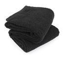 Lot De 2 Draps De Douche 70x130 Cm Alpha Noir