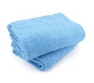 Lot De 2 Draps De Bain 90x150 Cm Alpha Bleu Ciel