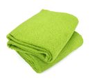 Lot De 2 Draps De Bain 90x150 Cm Alpha Vert Pistache