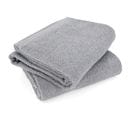 Lot De 2 Draps De Bain 90x150 Cm Alpha Gris Argent