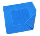 Tapis De Bain Antidérapant 60x60 Cm Velours Prestige Bleu Turquoise