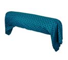 Taie De Traversin 200x43 Cm Coton Talisman Bleu Paon