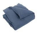 Housse De Couette Uni 280x240 Cm Coton Alto Bleu Jean