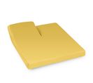 Drap Housse Relaxation Uni 2x70x210 Cm Coton Alto Jaune Bourdon Tr Tête Relevable