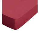 Drap Housse Uni 160x200 Cm Bonnet 40 Cm Coton Alto Rouge Garance