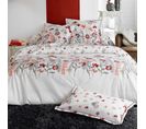 Parure De Lit 200x200 Cm Percale Pur Coton Petite Folie Rouge