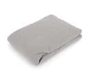 Drap Housse Flanelle Unie 90x190 Cm Coton Wales Gris