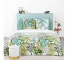 Parure De Lit 240x220 Cm Percale De Coton Balisia Vert