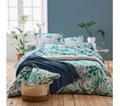 Housse De Couette 140x200 Cm Satin De Coton Frida Vert Emeraude