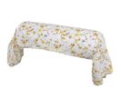 Taie De Traversin 240x43 Cm Percale Coton Bel Amour Jaune