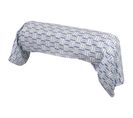 Taie De Traversin 140x43 Cm Coton Diego Bleu Baltique