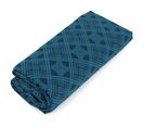 Drap Housse Imprimé 140x190 Cm Coton Talisman Bleu Paon Bonnet 40 Cm