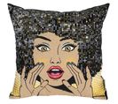 Housse De Coussin 45x45 Cm Rhiana Jaune