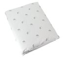 Housse De Couette 260x240 Cm Percale Coton Alex Gris Nuage